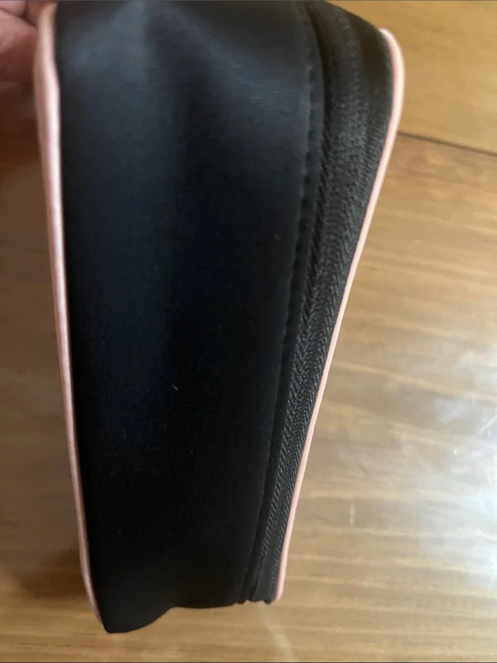 Prada Pink Triangle Makeup Travel Pouch ClutchTravel Bag GWP